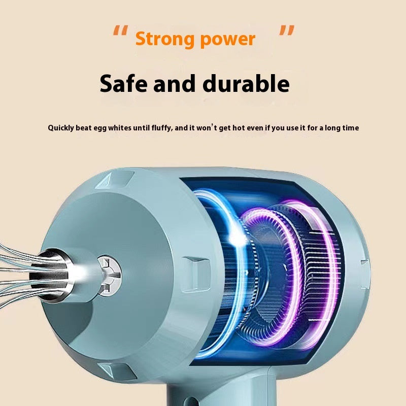 Galuxia Electric Whisk Wireless Handheld Rechargeable Cream Mixer Kitchen Gadgets