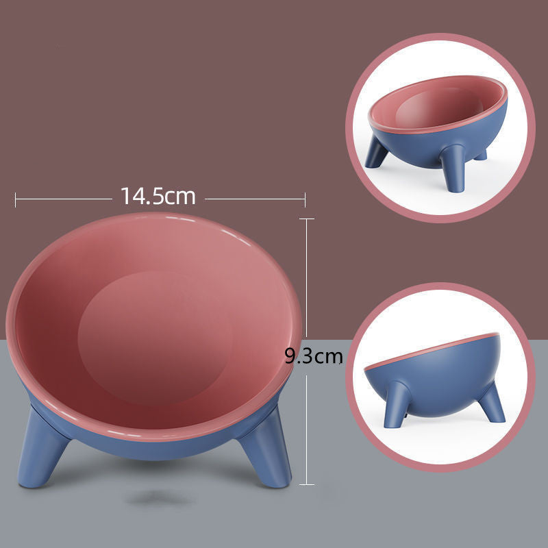 Galuxia Cat Dog Bowl With Stand Pet Feeding Food Bowls Dogs Bunny Rabbit Nordic Color Feeder Product Supplies Pet Accessories