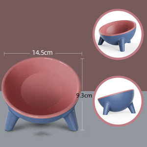 Galuxia Cat Dog Bowl With Stand Pet Feeding Food Bowls Dogs Bunny Rabbit Nordic Color Feeder Product Supplies Pet Accessories