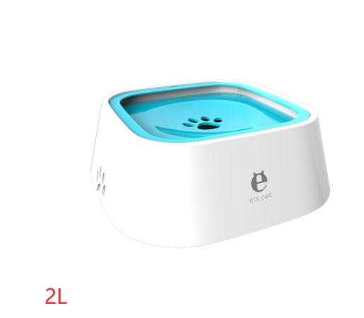 Galuxia 1.5L Cat Dog Water Bowl Carried Floating Bowl Anti-Overflow Slow Water Feeder Dispenser Pet Fountain ABS&PP Dog Supplies