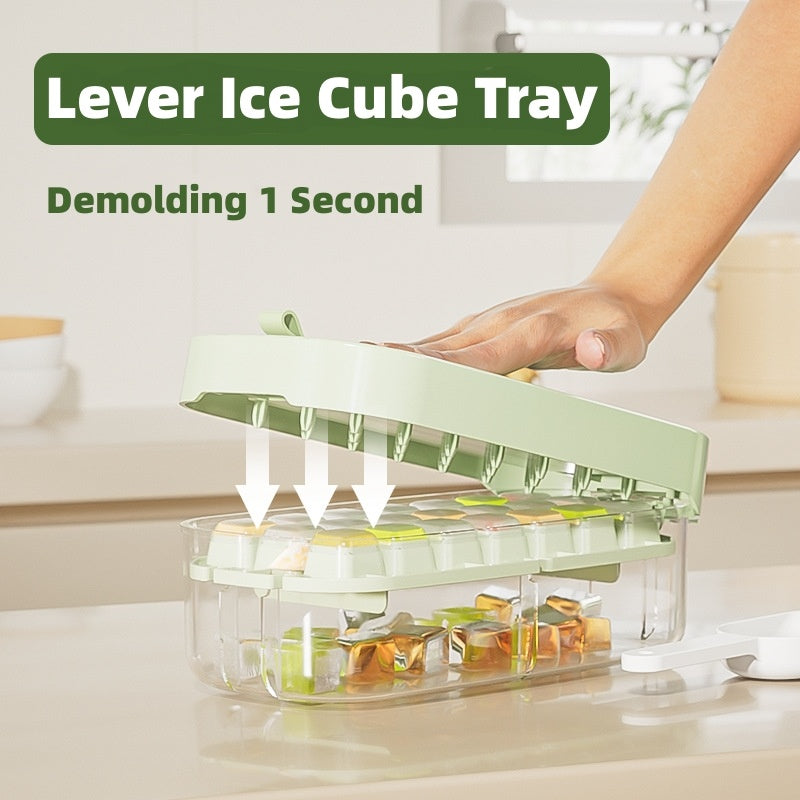 Galuxia Ice Box Ice Cube Tray Grid High Capacity Food Grade Kitchen Gadgets