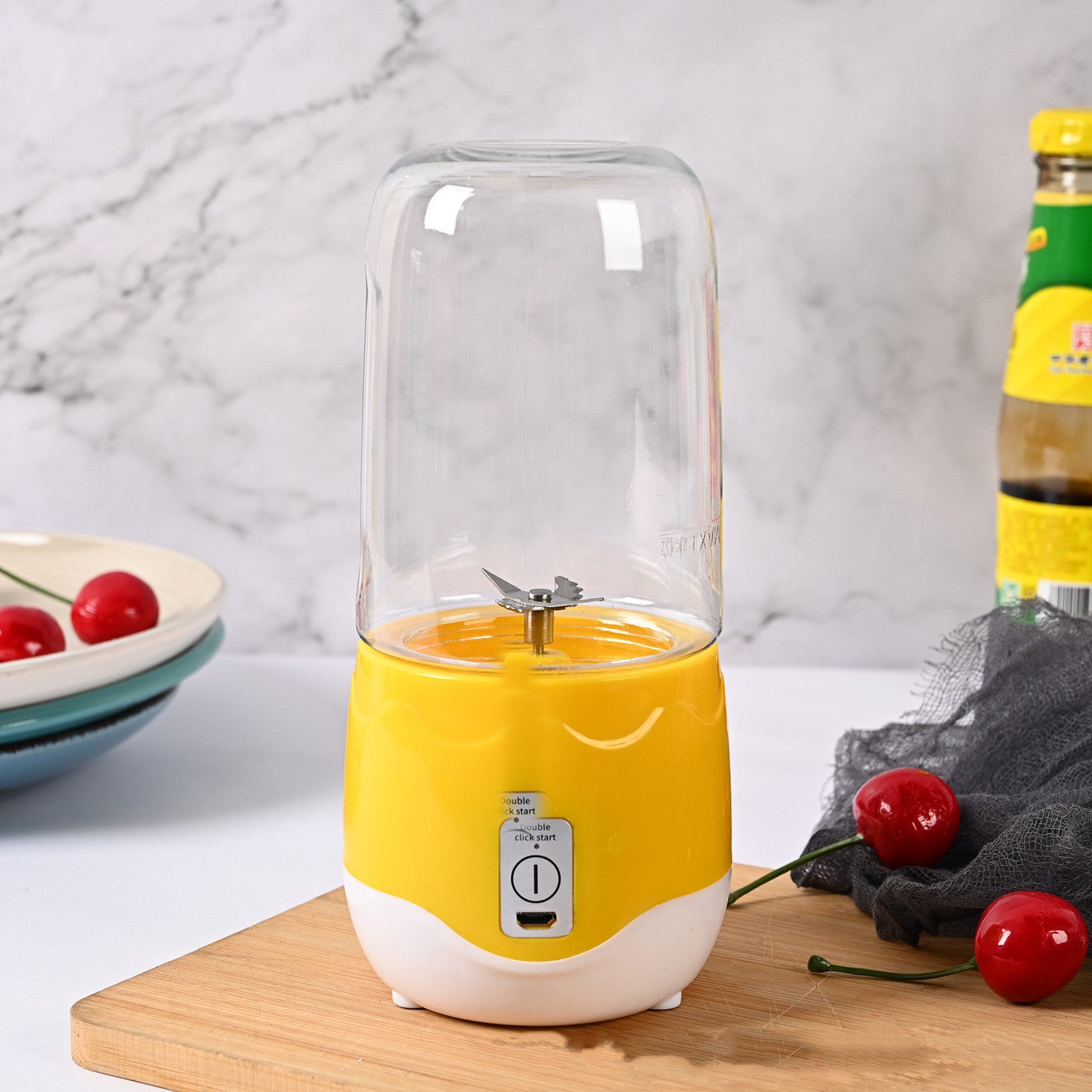 Galuxia Portable Blender Home Mini Fruit Juicing Cup Kitchen Gadgets
