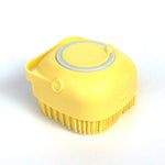 Galuxia Silicone Dog Bath Massage Gloves Brush Pet Cat Bathroom Cleaning Tool Comb Brush For Dog Can Pour Shampoo Dog Grooming Supplies