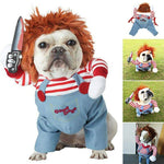 Galuxia Halloween Pet Costume Pet Dog Funny Clothes Adjustable Dog Cosplay Costume Scary Costume Party Gatherings