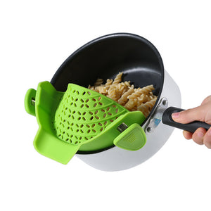 Galuxia Kitchen Gadgets Silicone Pot Side Drain Stopper