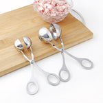 Galuxia Meatball Maker Tool Clip Fish Meat Rice Ball Making Mold Tools Stainless Steel Meat Baller Tongs Kitchen Gadgets