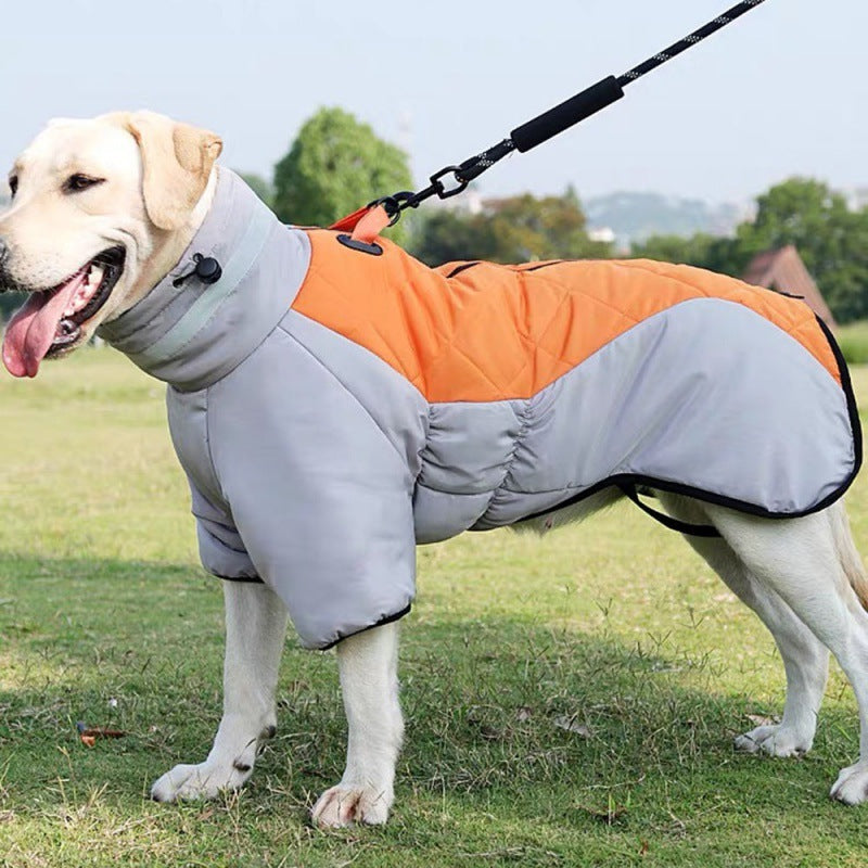 Galuxia New Winter Dog Coat Waterproof Pet Clothes For Medum Large Dogs Warm Thicken Dog Vest Custome Labrador Jacket