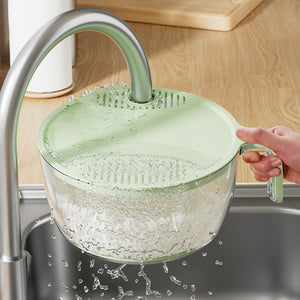 Galuxia Multifunctional Drainage Basin For Domestic Kitchen Rice Fruit Washing Basket Vegetable Basket Wash Multi Function Kitchen Gadgets