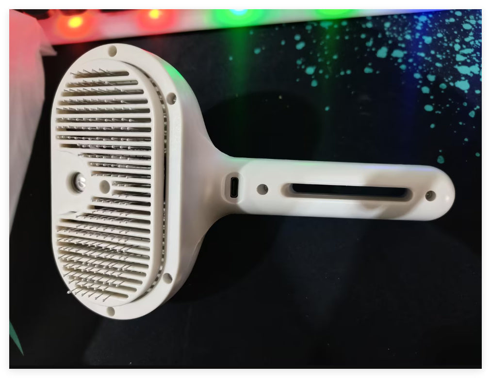 Galuxia Pet Comb Self Cleaning Pets Hair Remover Brush For Dogs Grooming Tools Dematting Comb Built-in Mist Humidifier Pet Products