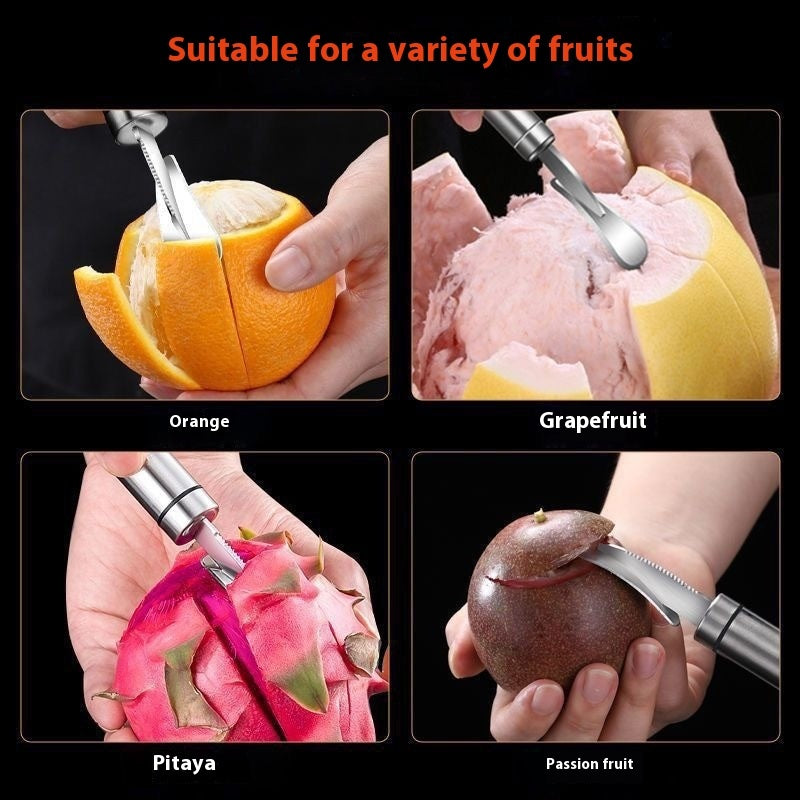 Galuxia Orange-peeling Device Stainless Steel Household Peeling Kitchen Gadgets