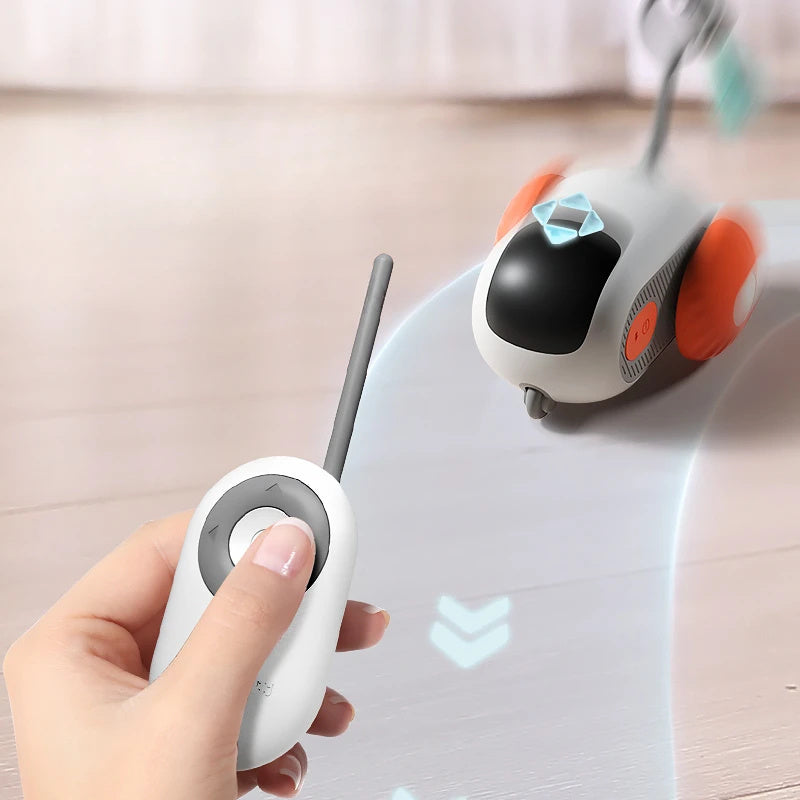 Galuxia Remote Control Interactive Cat Car Toy USB Charging Chasing Automatic Self-moving Remote Smart Control Car Interactive Cat Toy Pet Products