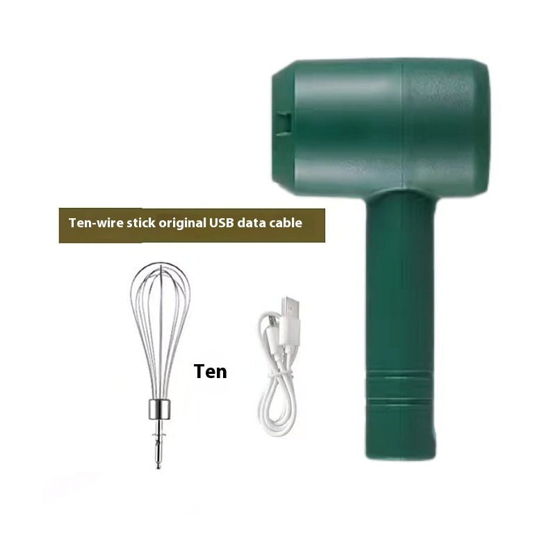 Galuxia Electric Whisk Wireless Handheld Rechargeable Cream Mixer Kitchen Gadgets