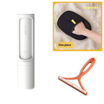 Galuxia 2-1 Reusable Pet Hair Remover Brush Lint Roller Portable Effective Self Cleaning Tool for Cat Dog Fur Hair Dust Removal Brush