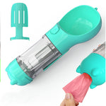 Galuxia Pet Water Bottle Feeder Bowl Garbage Bag Storage Portable Pet Outdoor Travel 3 In 1 Dog Water Bottle