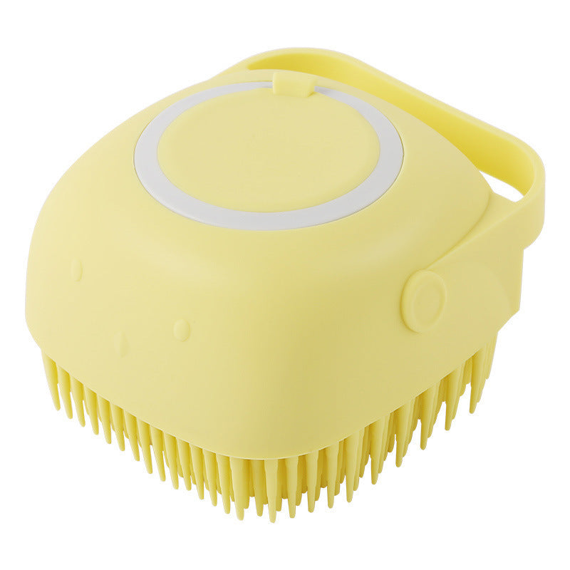 Galuxia Silicone Dog Bath Massage Gloves Brush Pet Cat Bathroom Cleaning Tool Comb Brush For Dog Can Pour Shampoo Dog Grooming Supplies