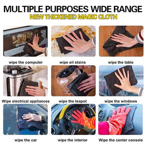 Galuxia Thickened Magic Cleaning Cloth Microfiber Surface Instant Polishing Household Cleaning Cloth For Glass Windows Mirrors Car Kitchen Gadgets