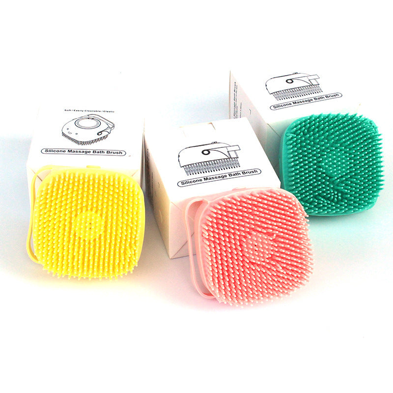 Galuxia Silicone Dog Bath Massage Gloves Brush Pet Cat Bathroom Cleaning Tool Comb Brush For Dog Can Pour Shampoo Dog Grooming Supplies