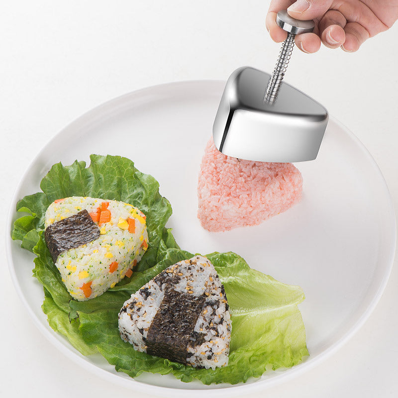 Galuxia Stainless Steel Rice And Vegetable Roll Mould Japanese Triangle Kitchen Gadgets