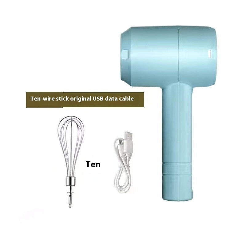 Galuxia Electric Whisk Wireless Handheld Rechargeable Cream Mixer Kitchen Gadgets