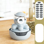 Galuxia Octopus Pot Brush Self Adding Liquid Kitchen Tools Gadgets Cleaner