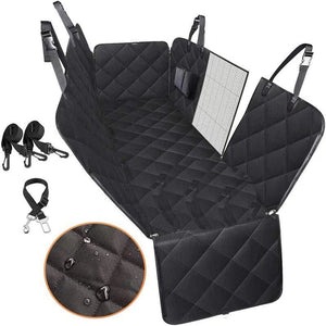 Galuxia Dog Car Seat Cover View Mesh Pet Carrier Hammock Safety Protector Car Rear Back Seat Mat With Zipper And Pocket For Travel