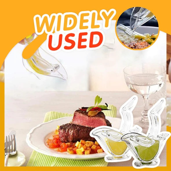 Galuxia Manual Lemon Juicer Transparent Acrylic Elegance Bird Shape Lemon Slice Squeezer Kitchen Tools Gadgets