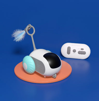 Galuxia Remote Control Interactive Cat Car Toy USB Charging Chasing Automatic Self-moving Remote Smart Control Car Interactive Cat Toy Pet Products