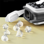 Galuxia 2in1 Portable Silicone Ice Ball Mold Ice Maker Water Bottle Ice Cube Mould Bottle Creative Ice Ball Diamond Curling Summer Kitchen Gadgets