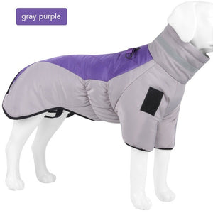 Galuxia New Winter Dog Coat Waterproof Pet Clothes For Medum Large Dogs Warm Thicken Dog Vest Custome Labrador Jacket