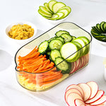 Galuxia Multifunction Transparent Vegetable Cutter Steel Blade Potato Slicer Fruit Shred Dicing Blades Carrot Cheese Grater Chopper Kitchen Gadgets