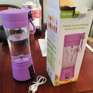 Galuxia Portable Blender With USB Rechargeable Mini Kitchen Fruit Juice Mixer Home Simple Portable Electric Mini Juicer
