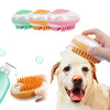 Galuxia Dog Cat Bath Brush 2-in-1 Pet SPA Massage Comb Soft Silicone Pets Shower Hair Grooming Cmob Dog Cleaning Tool Pet Products