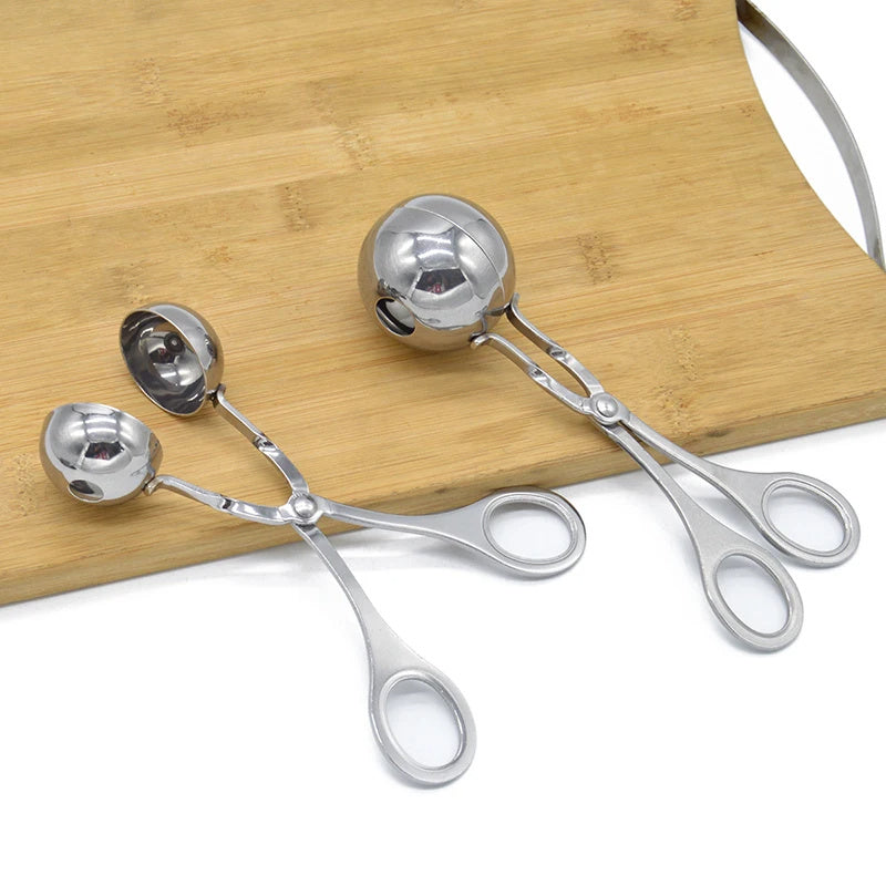 Galuxia Meatball Maker Tool Clip Fish Meat Rice Ball Making Mold Tools Stainless Steel Meat Baller Tongs Kitchen Gadgets