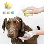 Galuxia Silicone Dog Bath Massage Gloves Brush Pet Cat Bathroom Cleaning Tool Comb Brush For Dog Can Pour Shampoo Dog Grooming Supplies