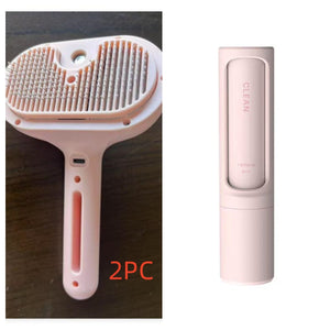 Galuxia Pet Comb Self Cleaning Pets Hair Remover Brush For Dogs Grooming Tools Dematting Comb Built-in Mist Humidifier Pet Products