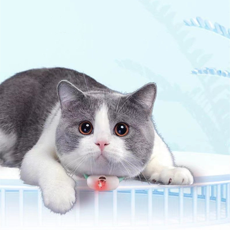 Galuxia Automatic Cat Toy Smart Laser Teasing Cat Collar Electric USB Charging Kitten Amusing Toys Interactive Training Pet Items