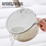 Galuxia Multifunctional Drainage Basin For Domestic Kitchen Rice Fruit Washing Basket Vegetable Basket Wash Multi Function Kitchen Gadgets