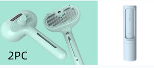 Galuxia Pet Comb Self Cleaning Pets Hair Remover Brush For Dogs Grooming Tools Dematting Comb Built-in Mist Humidifier Pet Products