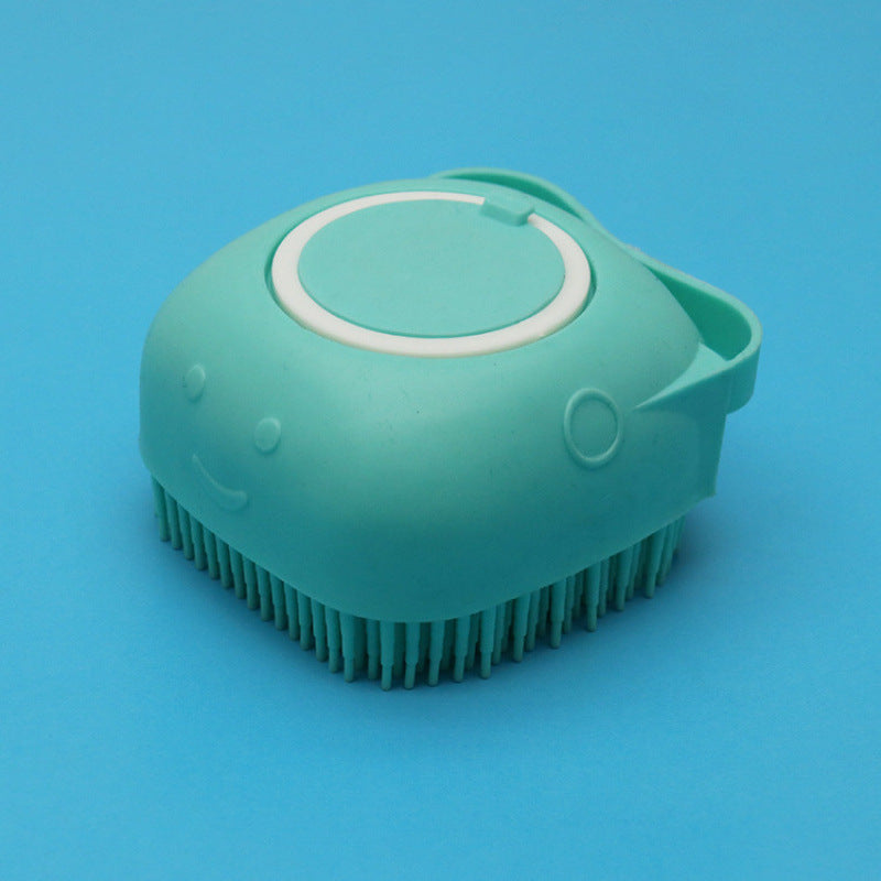 Galuxia Silicone Dog Bath Massage Gloves Brush Pet Cat Bathroom Cleaning Tool Comb Brush For Dog Can Pour Shampoo Dog Grooming Supplies