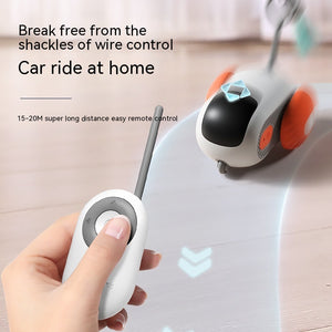 Galuxia Remote Control Interactive Cat Car Toy USB Charging Chasing Automatic Self-moving Remote Smart Control Car Interactive Cat Toy Pet Products