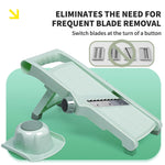 Galuxia Household Vegetable Cutting Potato Slicer Shredder Multifunctional Fruit Julienne Slicer Grater With Handle Kitchen Gadgets