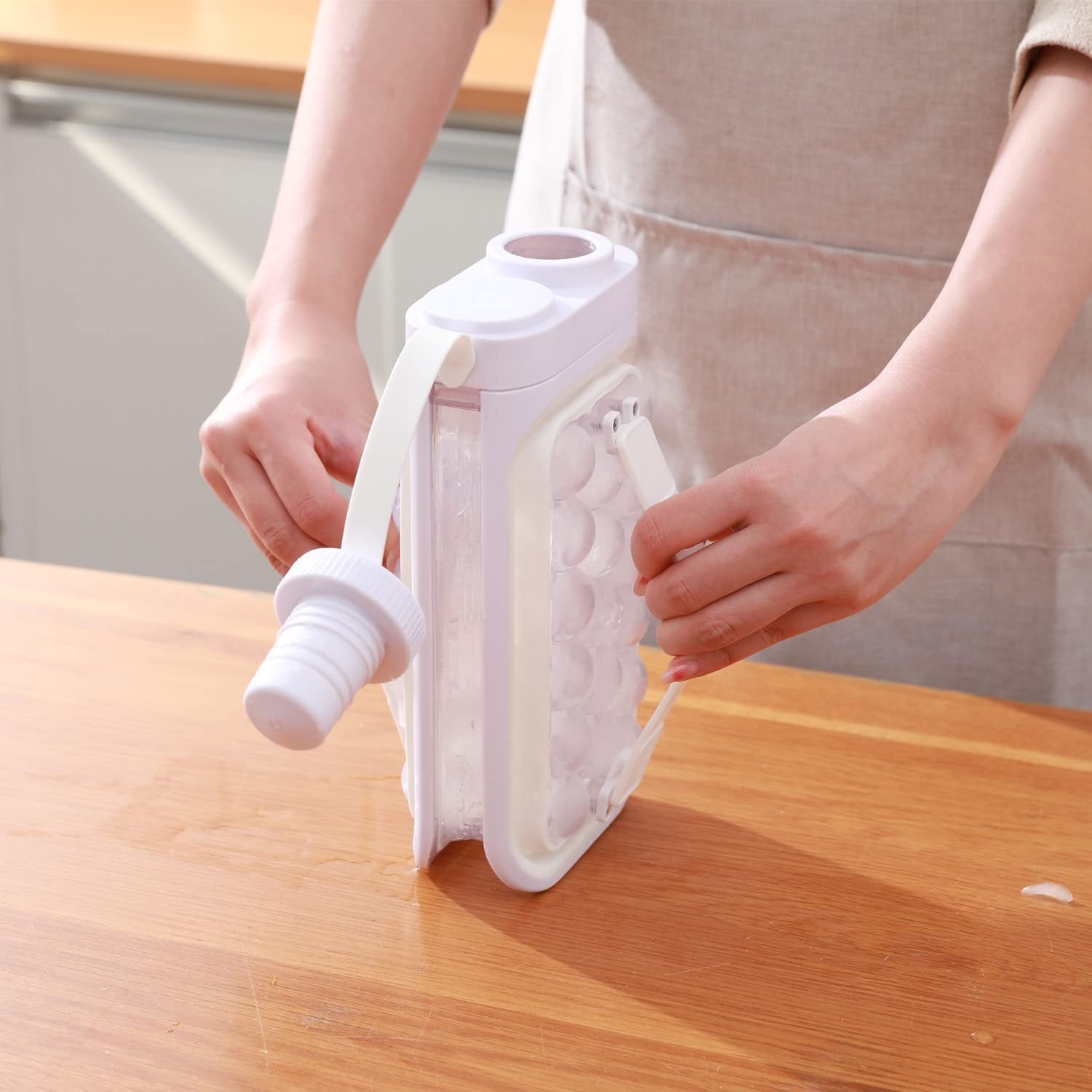 Galuxia 2-in-1 Portable Quick Release Ice Ball Cold Kettle Summer Kitchen Gadgets