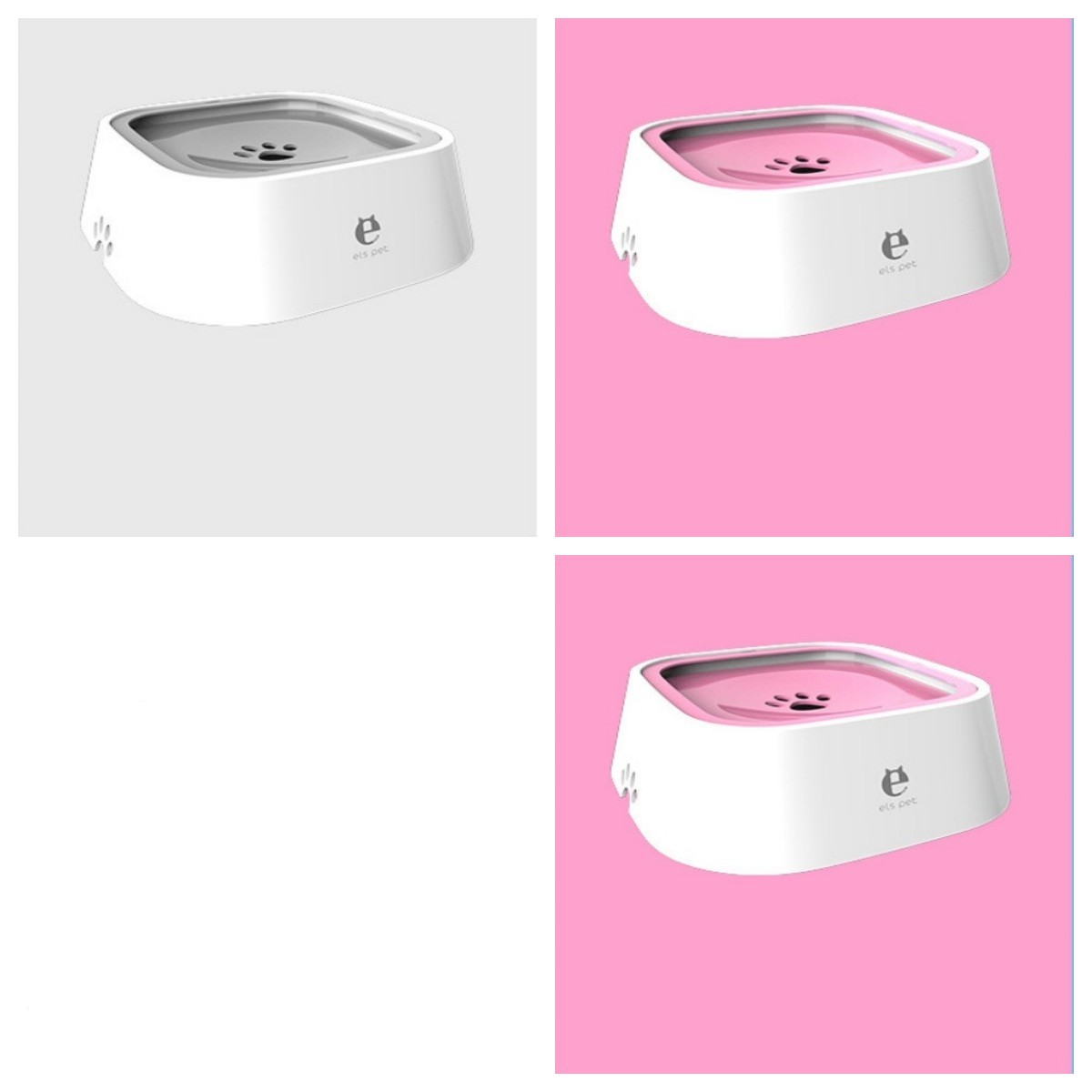 Galuxia 1.5L Cat Dog Water Bowl Carried Floating Bowl Anti-Overflow Slow Water Feeder Dispenser Pet Fountain ABS&PP Dog Supplies