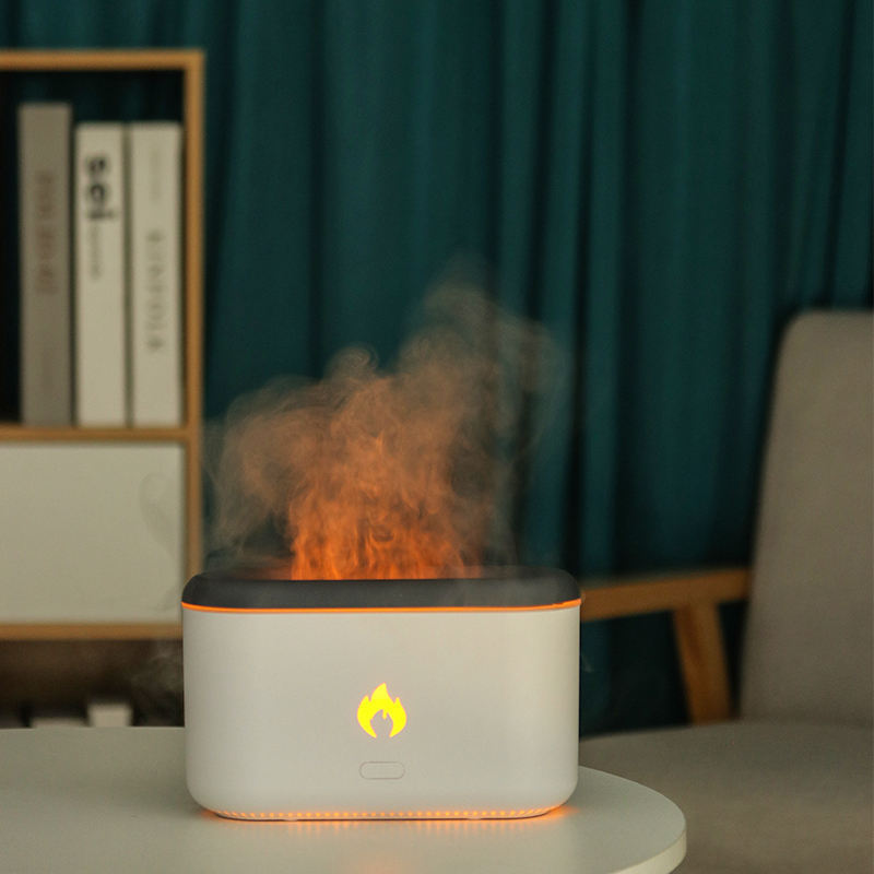 Galuxia Drop Shipping 3D Flame Humidifier 300ML Ultrasonic Flame Aroma Diffuser Essential Oil Diffuser Top Sell