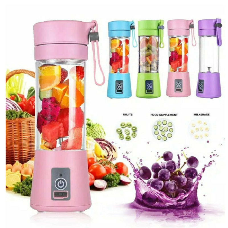 Galuxia Portable Blender With USB Rechargeable Mini Kitchen Fruit Juice Mixer Home Simple Portable Electric Mini Juicer