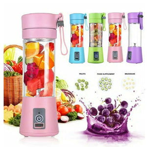 Galuxia Portable Blender With USB Rechargeable Mini Kitchen Fruit Juice Mixer Home Simple Portable Electric Mini Juicer