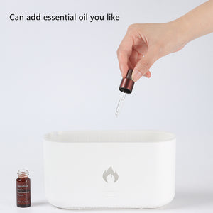 Galuxia Drop Shipping 3D Flame Humidifier 300ML Ultrasonic Flame Aroma Diffuser Essential Oil Diffuser Top Sell