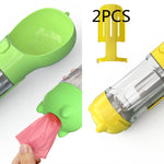 Galuxia Pet Water Bottle Feeder Bowl Garbage Bag Storage Portable Pet Outdoor Travel 3 In 1 Dog Water Bottle