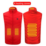 Galuxia Heated Vest Washable Usb Charging Electric Winter Clothes