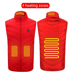 Galuxia Heated Vest Washable Usb Charging Electric Winter Clothes